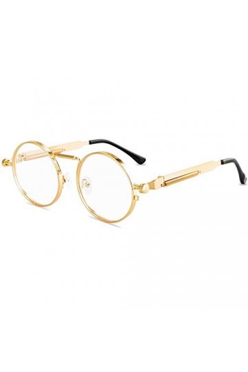 QINGZHOU Lunettes De Soleil,Punk Style Printemps Métal Temple Lunettes De Soleil Personnalité De La Mode Hommes Et Femmes Lun