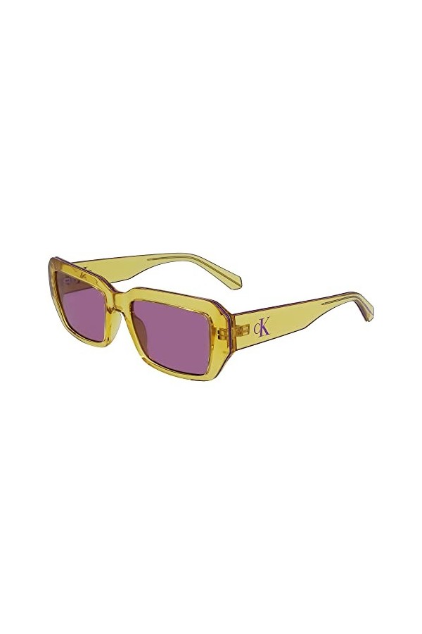CALVIN KLEIN JEANS CKJ23602S Lunettes de Soleil, Yellow, Taille Unique Mixte