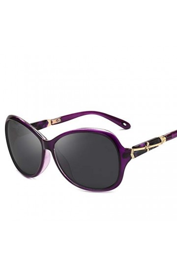 YWYU Nouvelles Lunettes de Soleil Mode pour Femmes Polarized Trend Sunglasses Personnality Plate Mirror Legs Lunettes de Sole