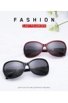 YWYU Nouvelles Lunettes de Soleil Mode pour Femmes Polarized Trend Sunglasses Personnality Plate Mirror Legs Lunettes de Sole