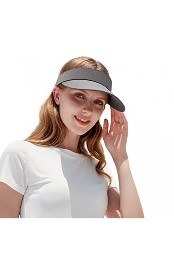 CLAPE Casquette Visière Anti UV Femme Homme Visière de Golf Tennis UPF50+ Sun Visor Cap Casquette Visiere de Pare Soleil