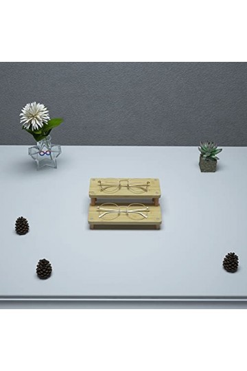 GagalU Support de monture de lunettes Support de monture de lunettes en bois, support de lunettes de soleil, support de lunet