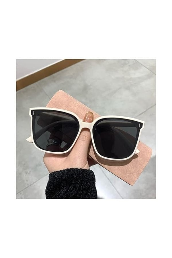 Z&y GLAA des Lunettes de Soleil Lunettes De Soleil Vintage Classiques Femmes De Soleil Femmes Hommes Rétro Noirs Lumi Les Lun