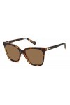 Polaroid Lunettes de Soleil PLD 4155/S/X 086 55/17/145 Femme Sunglasses, 086/SP Havana, 55 Unisex