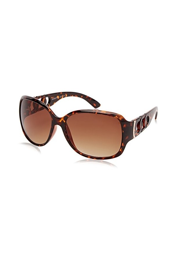 Sunoptic S036 Lunettes de Soleil, Marron-Brown Tortoise Shell , Taille Unique Femme