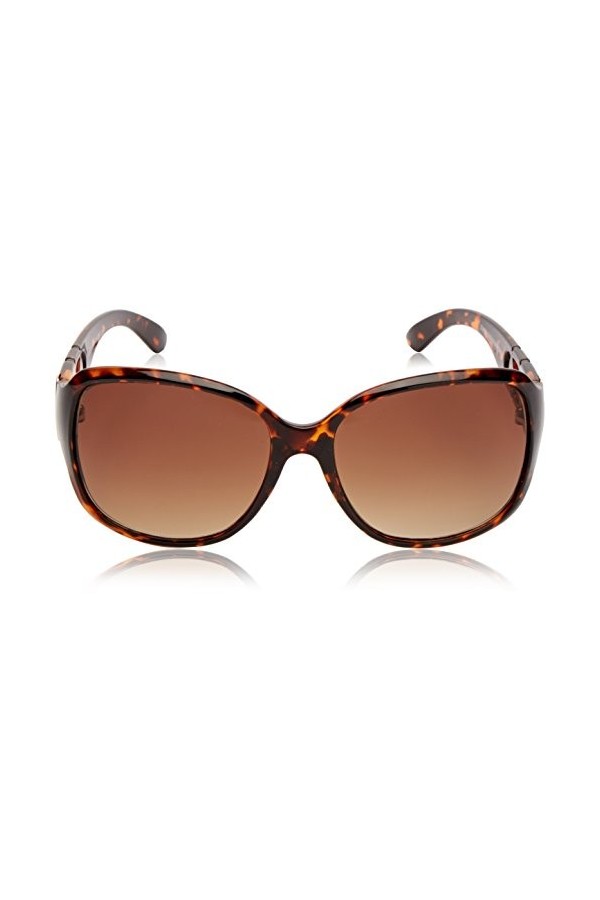 Sunoptic S036 Lunettes de Soleil, Marron-Brown Tortoise Shell , Taille Unique Femme