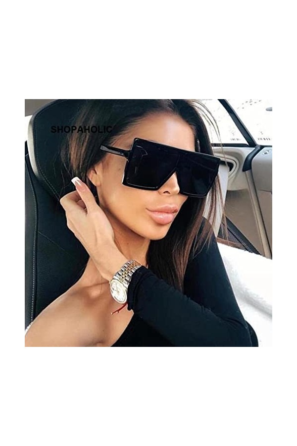 Lunettes de soleil, haute protection anti-éblouissement hommes femmes lunettes de soleil ， lunettes de soleil carrées femmes 