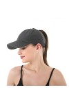 Adicloz Queue de Cheval Casquette Femme Ete, Casquette Baseball Réglable averc Maille Respirante, Casquette Femme pour Runnin