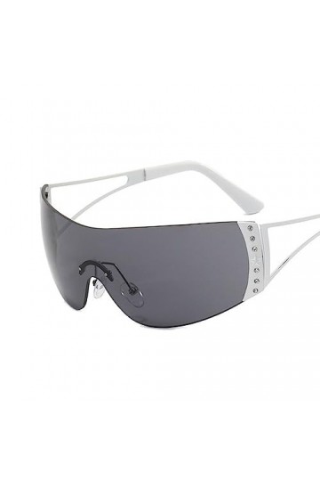 MUTYNE Lunettes de soleil une pièce sans monture femmes Vintage Steampunk lunettes de soleil femmes nuances lunettes lunettes