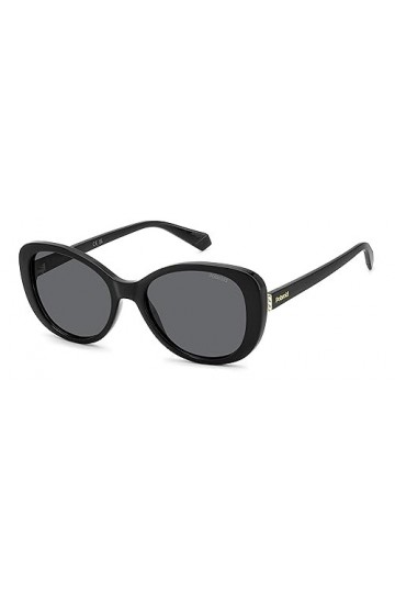 Polaroid Sunglasses PLD 4154/S/X 807 55/18/145 Women, 807/M9 Black, 55 Unisex