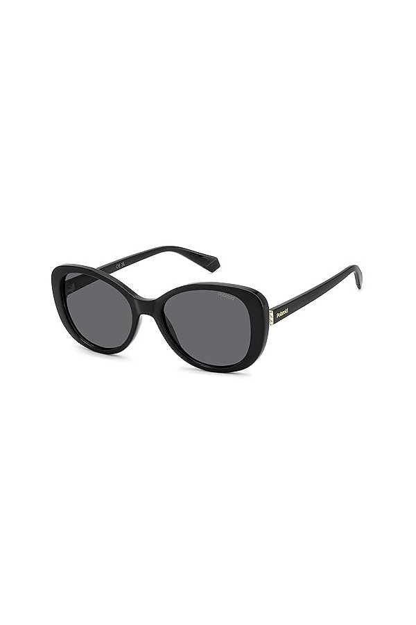 Polaroid Sunglasses PLD 4154/S/X 807 55/18/145 Women, 807/M9 Black, 55 Unisex