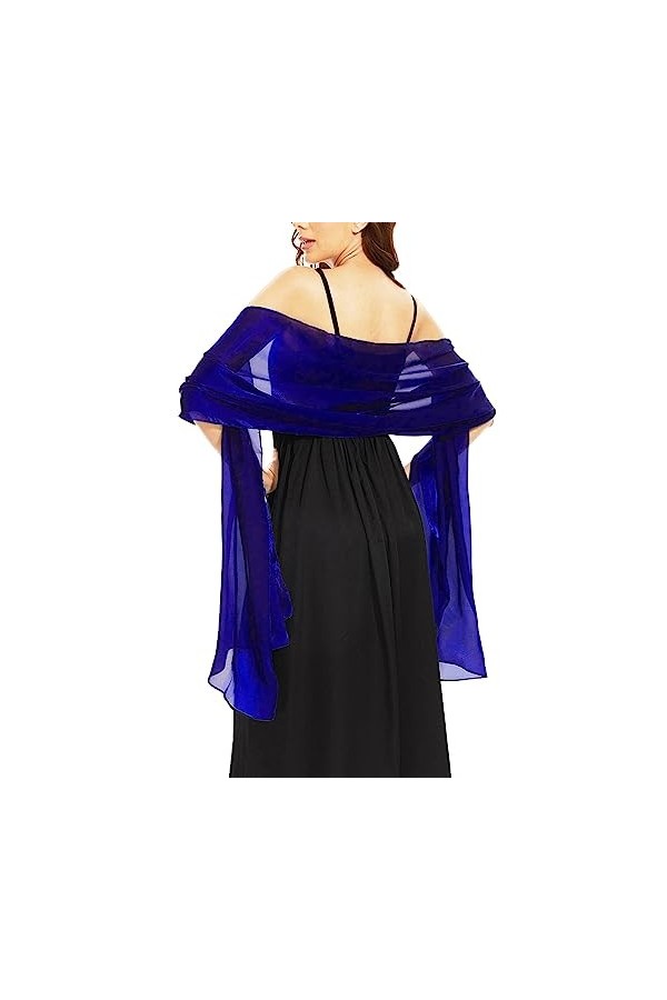 Étole en Satin Châle de Mariée Elégante Wrap Foulard Écharpe en Satin Mariage Cocktail Soirée Cérémonies Fêtes pour Cadeau Fê