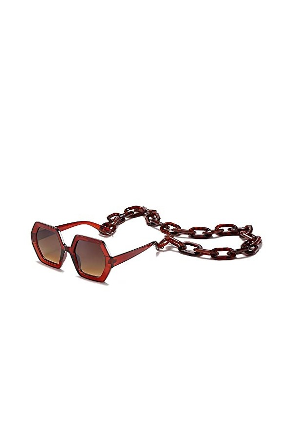 PAIHUIART Lunettes De Soleil Femme Lunettes De Soleil Homme Polarisées Unique Lunettes De Soleil Chaîne Ensemble pour Femmes 
