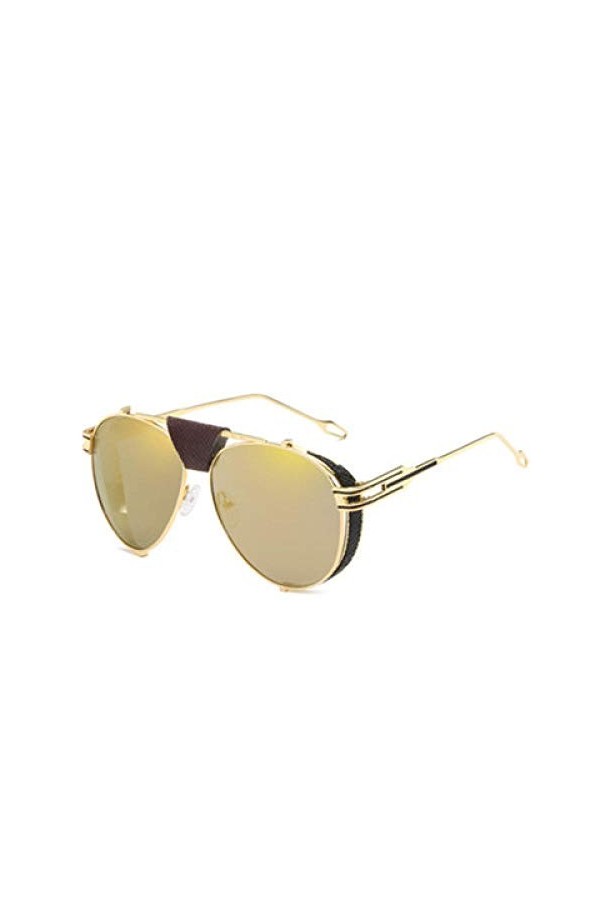 ZYIZEE Lunettes de Soleil Femmes rétro HD Lunettes de Soleil Cadre épais Lunettes de Soleil Homme Femme UV400 Oculos De Sol-E
