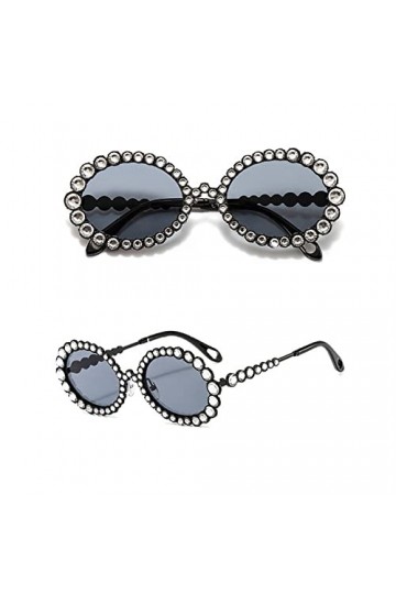 Lunettes de Soleil Strass Femmes ovales Bling Diamant Lunettes de Soleil Femmes Nuances Rondes, 1, Taille Unique