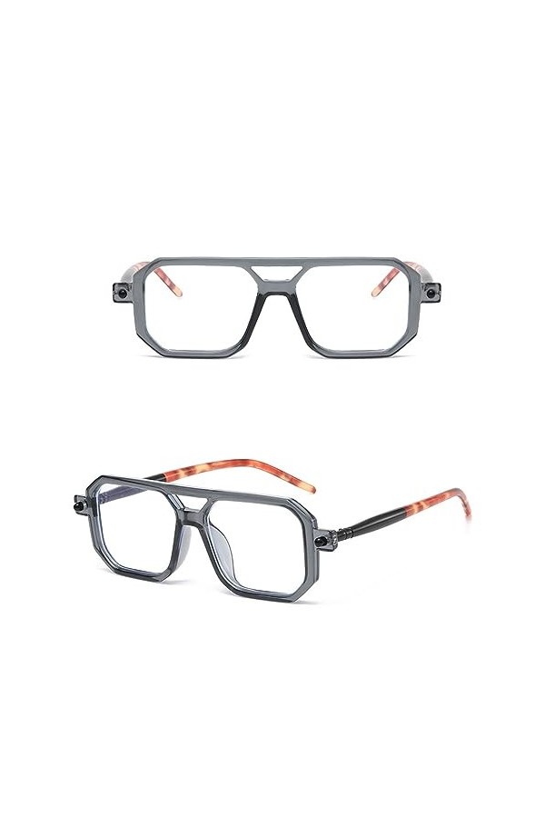 HCHES Lunettes de soleil rétro pour hommes Vintage Blue Light Blocking Lunettes de soleil Femmes,3,Taille unique