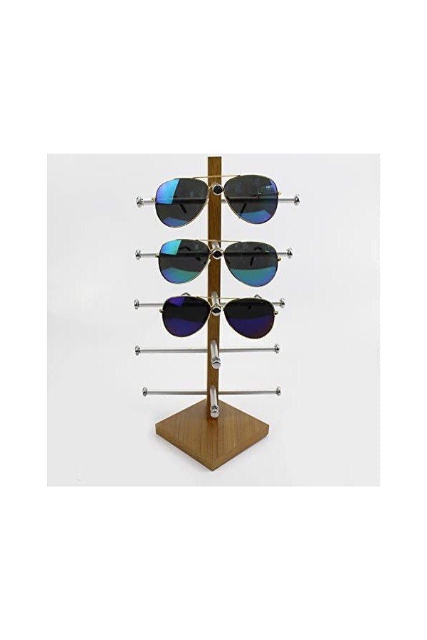 HEXEH Support à lunettes Lunettes de soleil 5 paires Lunettes de soleil Lunettes de soleil Lunettes de soleil Stand Tabletop 