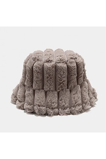 SIQITECH Chapeau de seau dhiver pour femme,En coton,Béret épais,Chaud,Bonnet de pêcheur,Style vintage,Élégant,Protection con