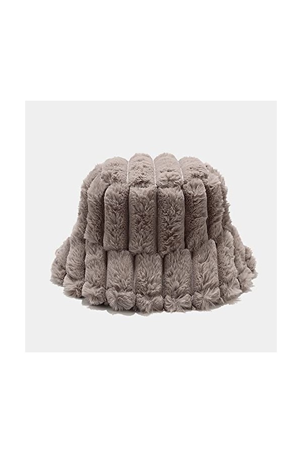SIQITECH Chapeau de seau dhiver pour femme,En coton,Béret épais,Chaud,Bonnet de pêcheur,Style vintage,Élégant,Protection con