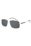 LADRENTDU Lunette De Soleil Homme Lunettes De Soleil Femme Lunettes De Soleil Carrées Pour Hommes, Lunettes De Soleil Miroir 
