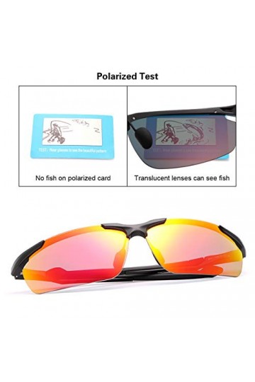 YIMI Lunettes de soleil polarisées de sport pour homme et femme pour cyclisme, conduite, pêche, golf, protection UV400, lunet