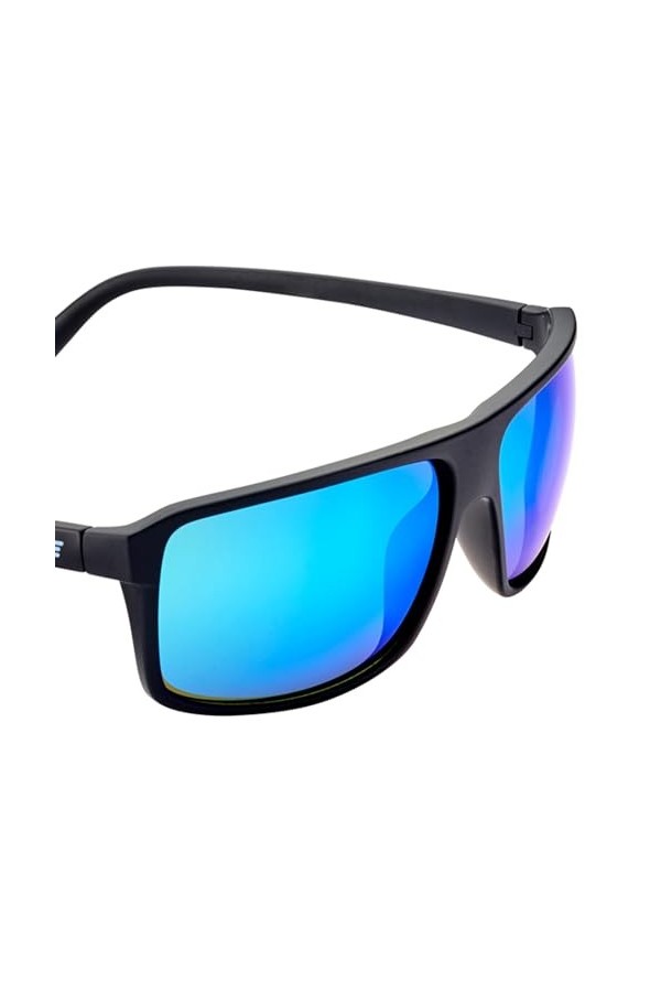 SWISSEYE Mixte Swiss Eye Kanjo Flex 2 Lunettes de Soleil Noir Mat Sport, Taille Unique