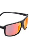 SWISSEYE Mixte Swiss Eye Kanjo Flex 2 Lunettes de Soleil de Sport, Noir Brillant, Taille Unique