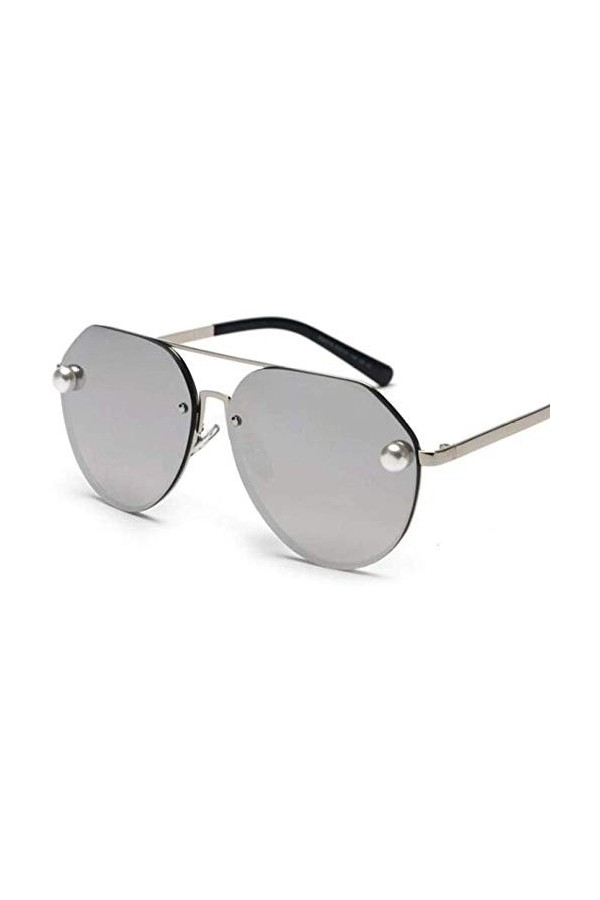 NIUASH Lunettes de Soleil polarisées Femmes Mode Vintage Lunettes De Soleil en Métal Gradient Lunettes De Soleil Femme Pilote