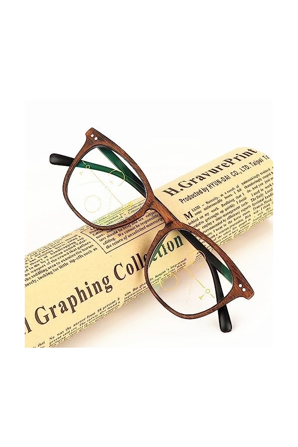 Lunettes de lecture multifocales progressives pour hommes et femmes, lunettes élégantes photochromiques à double usage lointa