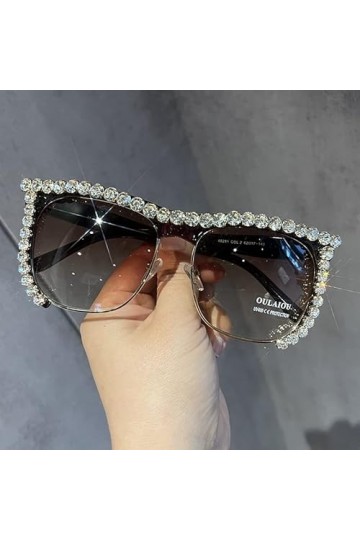 PAIHUIART Lunettes De Soleil Femme Lunettes De Soleil Homme Polarisées Lunettes De Soleil Vintage Femmes Personnalité Demi-Ca