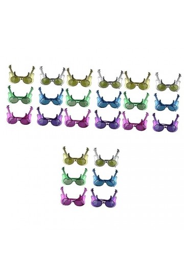 GALPADA 24 Pièces Lunettes Guitare Lunettes Amusantes Pour La Fête Accessoires États-unis Accessoires Photo Verres De Fête Dé