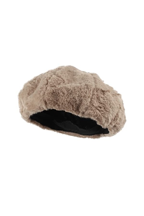 MEGAUK Béret français pour femme - Bonnet en laine - Bonnet de peintre - Chapeau de princesse - Béret - Casquette pour automn