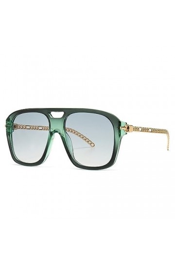 Lunettes de soleil carrées Vintage Shades Big Frame Lunettes de soleil pour femmes Hommes Lunettes UV400,4,Taille unique