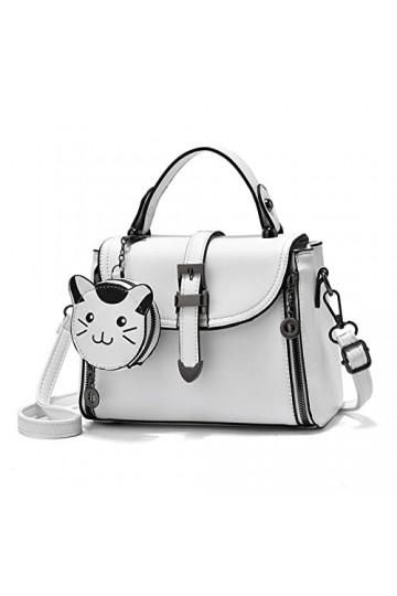 FANDARE Sac à Main pour Femme Sacs Portés Épaule Étanche Sac à Bandouliere PU Cuir Sac Messager Sac Fourre Sacoche pour Voyag