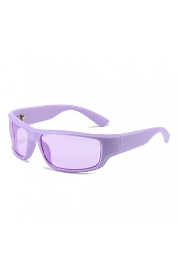 YINROM Lunettes de Soleil de Sport Mode Y2k Lunettes de Soleil for Femmes Hommes Punk UV Nuances Lunettes Vintage Lunettes de