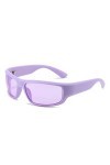 YINROM Lunettes de Soleil de Sport Mode Y2k Lunettes de Soleil for Femmes Hommes Punk UV Nuances Lunettes Vintage Lunettes de