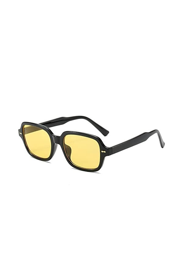 HCHES Petites lunettes de soleil carrées pour femmes personnalité noir sauvage dégradé couleur lunettes&nbsp;&nbsp;&nbsp;mode, 3, Chine