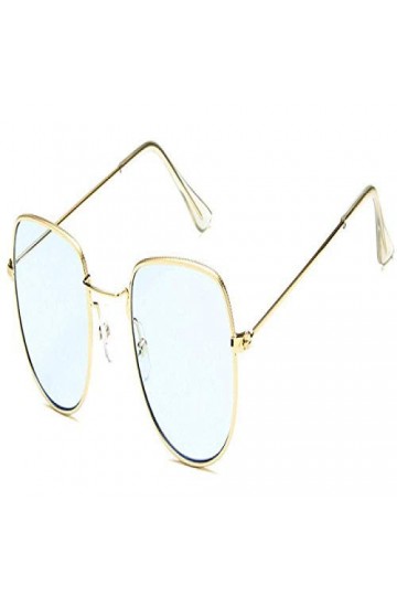 XINGYU Lunettes de Soleil de Couleur Bonbon à la Mode Femmes Lunettes de Soleil hexagonales irrégulières Lentille Transparent