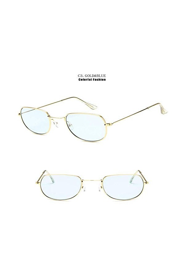 XINGYU Lunettes de Soleil de Couleur Bonbon à la Mode Femmes Lunettes de Soleil hexagonales irrégulières Lentille Transparent