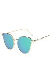 XINGYU Rose Vintage Miroir Femmes Femmes Cat Eye Lunettes de Soleil Flèche Ronde Dames Lunettes de Soleil pour Femmes Rétro B