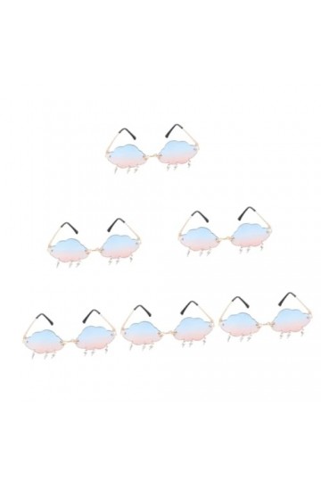 Abaodam 6 Paires Lunettes De Soleil Nuage Lunettes De Soleil De Fête Pour Enfants Lunettes De Soleil Noires, Cadeaux De Fête 