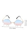 Abaodam 6 Paires Lunettes De Soleil Nuage Lunettes De Soleil De Fête Pour Enfants Lunettes De Soleil Noires, Cadeaux De Fête