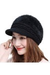 SIQITECH Bonnet dhiver en peluche chaud,Léger,Doux,Tricot,Mode,Classique,Élégant,Protection contre le froid,Coupe-vent,Pour 