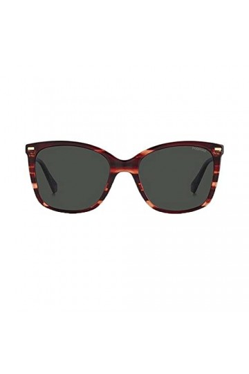 Polaroid PLD 4108/S 0uc/M9 Red Havana 55 Sunglasses, Femme