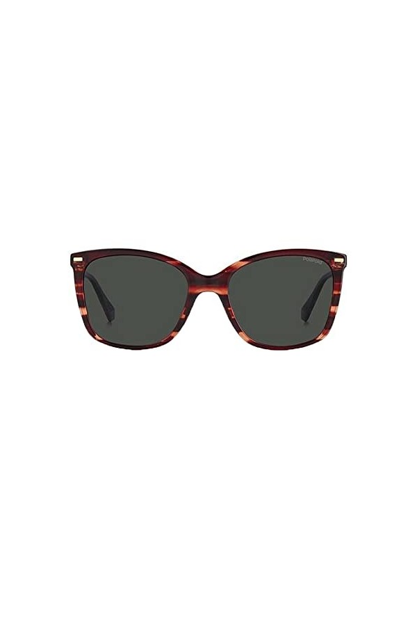 Polaroid PLD 4108/S 0uc/M9 Red Havana 55 Sunglasses, Femme