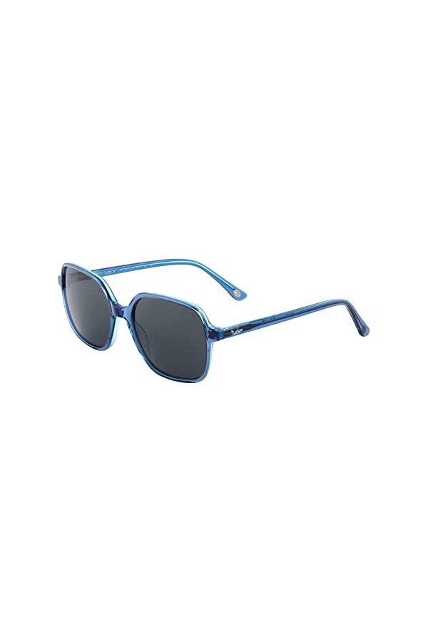 Naif Femme Martinique Lunettes de Soleil, Bleu Bleu , Taille Unique