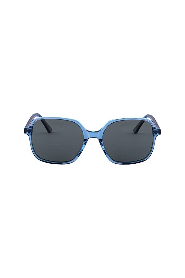 Naif Femme Martinique Lunettes de Soleil, Bleu Bleu , Taille Unique
