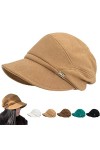 XCDHBEST 2023 Nouvelles Femmes Gavroche Cabbie Béret Casquette, Béret Chapeaux Gavroche Chapeaux pour Femmes Chapeaux dhiver