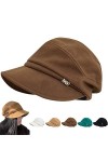 XCDHBEST 2023 Nouvelles Femmes Gavroche Cabbie Béret Casquette, Béret Chapeaux Gavroche Chapeaux pour Femmes Chapeaux dhiver