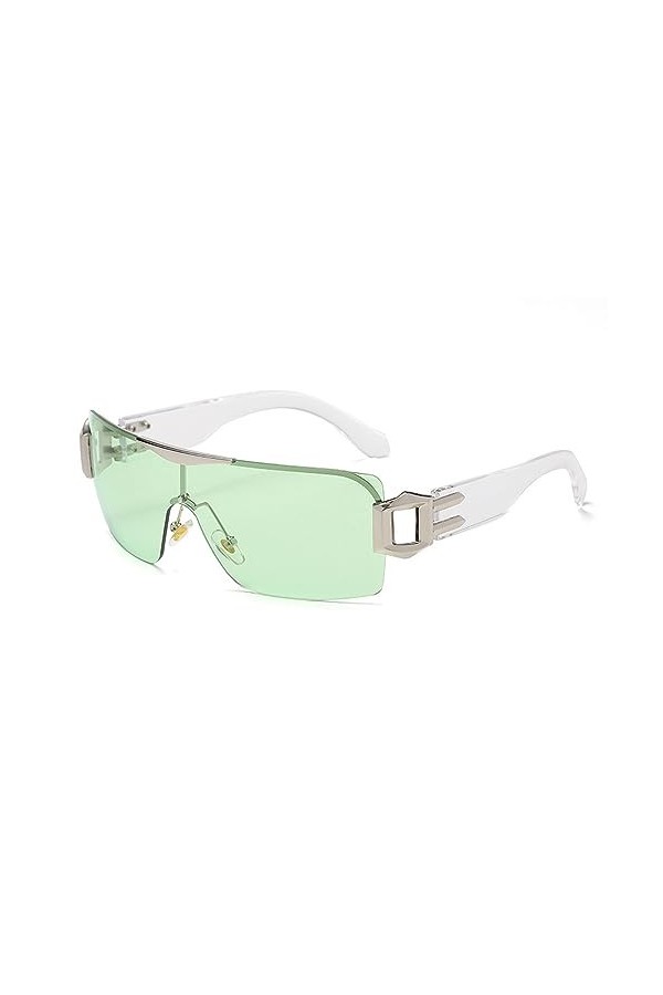 HPIRME Lunettes de soleil une pièce punk pour femmes Lunettes de soleil Lady Gradient Eyewear Shades UV400, 3, taille unique